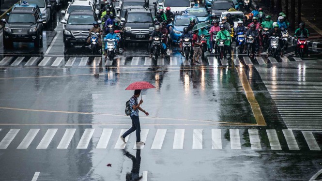  Senin Siang, Jakarta Diprediksi Hujan 